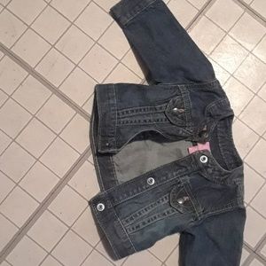 0-3 month blue jean jacket